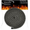 Reeds 6mm Black Stove Rope 2 Metre Length - Heat