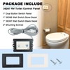 36387 Dual Button Wall Switch Toilet Control Panel Fit for