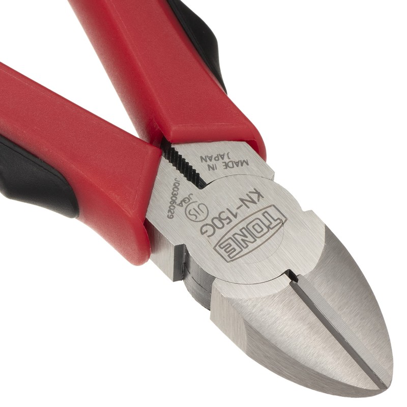 Tone HPKN-150G Strong Nipper (Master Grip Type), Plastic, Red, Total