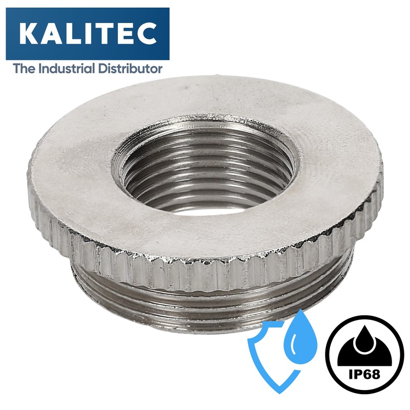 Kalitec D6732203 Reduction Knurled M32/M20 Brass I Reducer Cable Gland
