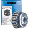 PFERD Cup brush, diameter 65 mm, braided, 0.35 mm steel