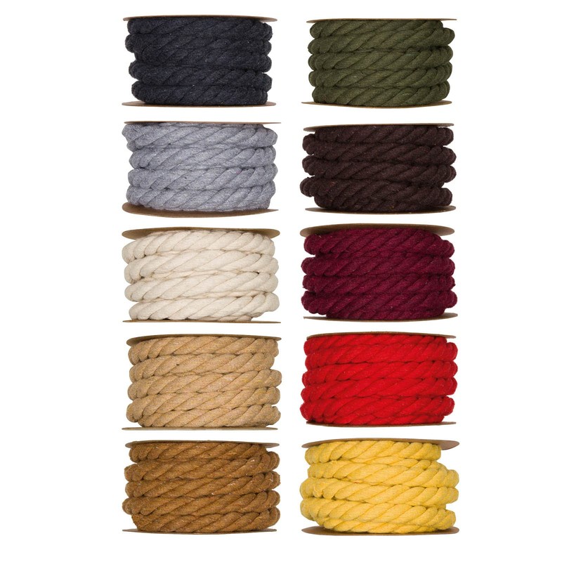 Halbach Seidenbänder Recycled Cotton Cord, Width: 10 mm / Length