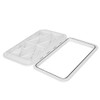 ECOTRIC 24" x 14" Deck Marine Access Hatch & Lid Durable Boat Hatch 180 Hinge Strong Recessed Handle Marine Caravan RV|White (606mm x 353mm)