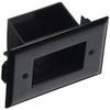 DATA COMM Electronics 45-0008-BK Easy-Mount Recessed Low-Voltage Cable Plate -