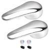 uxcell Faucet Lever Handle,40mm Cartridge Single Metal Lever Handle Replacement