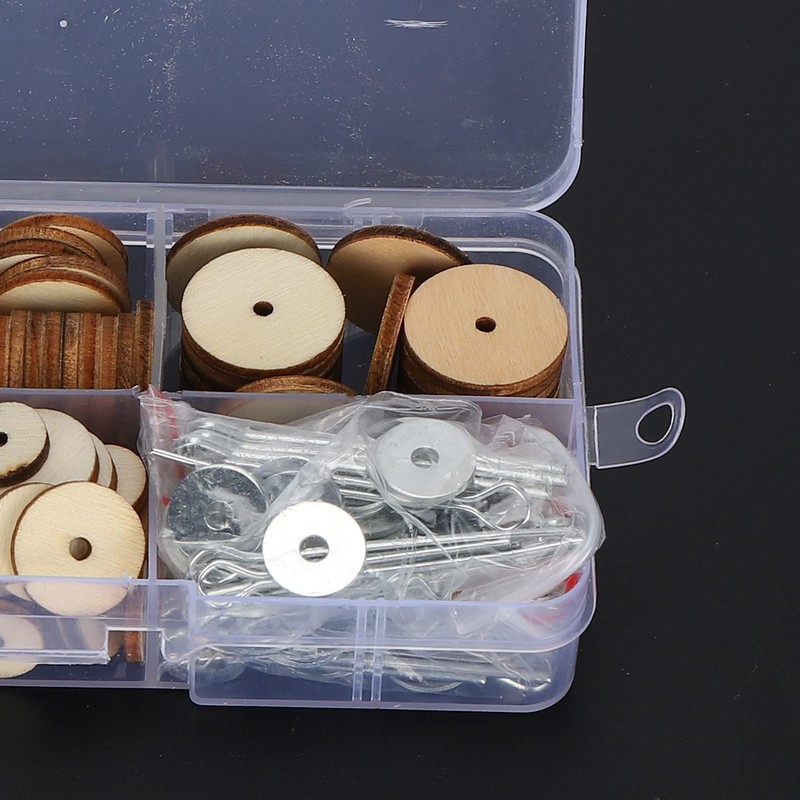 Doll Joints 50 Set Removable Cotter Pin Wood Iron Kit