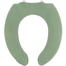 Color Shop Toilet Seat Cover U-Shaped Smoke Green
