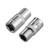 4-Piece 7mm Socket Set, 1/4-Inch Drive, 6-Point, Deep *2 &