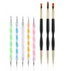 FULINJOY 5PCS Dotting Pens with 3 PCS Nail Painting Brushes,