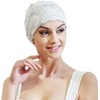 Swim Cap, Women's, Swimming Cap, Lace, PU, Floral Pattern, For