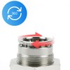 Jienk 2Pcs 304 Stainless Steel Bulkhead Elbow 1/4" x 1/4"