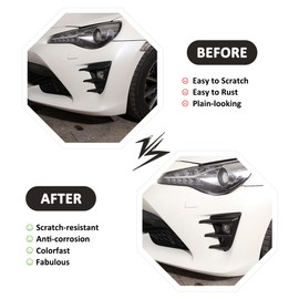 Car Front Fog Light Lamp Cover Trim For Subaru BRZ Toyota 86 2013-2020 Fog Light Trim Decoration 86 Accessories (Carbon Fiber)