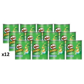 Pringles Papas Crema/Cebolla - 12 Vasitos De 37 Grs