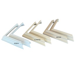 4 x 4 inch Vinyl Two-Piece, Split Style Post/Sleeve Base Trim Skirt, Low Profile, New England Style, LMT1156, White