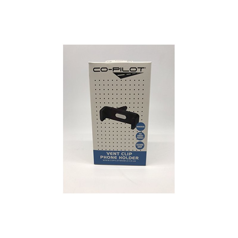 Co-Pilot CPCE7 Vent Clip Phone Holder-Universal, Compact and Secure