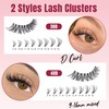 Mayhug Lash Extension Kit 280 pcs Clusters Eyelash Extension Kit,