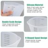 4 Pieces Silicon Measuring Cups Epoxy Resin Mixing Kit with