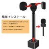 Kimyoaee ワイヤレス ラベリア マイク アクセサリー トランスミッター用ハンドヘルド マイク ホルダー スタンド For