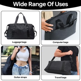Bag Strap Crossbody with Thick Non-slip Padding, 3.8cm Wide Bag Straps for Handbags, 150cm Replaceable Handbag Strap with Hook, Adjustable Handbag Straps Crossbody for Men Women