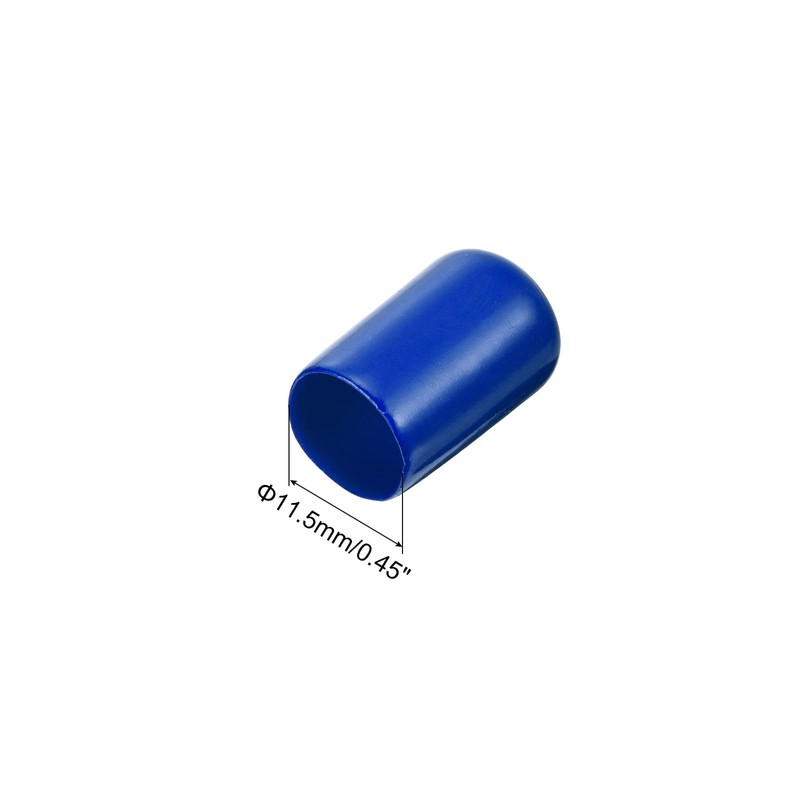 QUARKZMAN Rubber Caps, 50 Pieces Round Screw Thread Protective Caps
