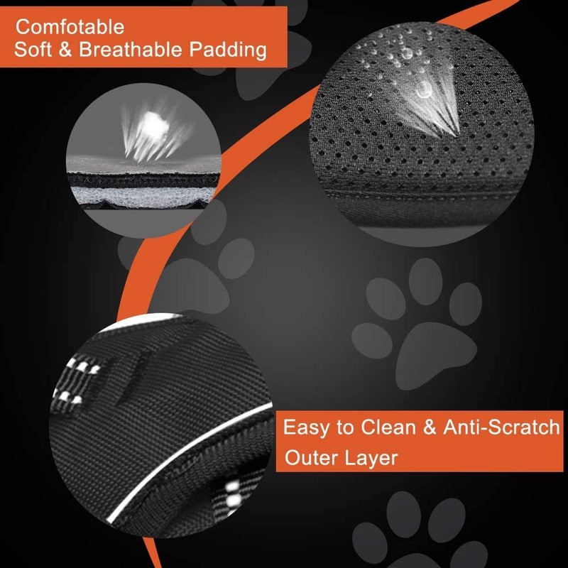 PHOEPET No Pull Dog Harnesses for Small Puppies Reflective Adjustable