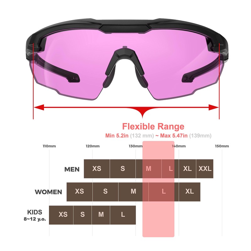 HTS HUNTERSKY Ballistic Tactical Shooting Glasses ANSI Z87+ UV400 Protective