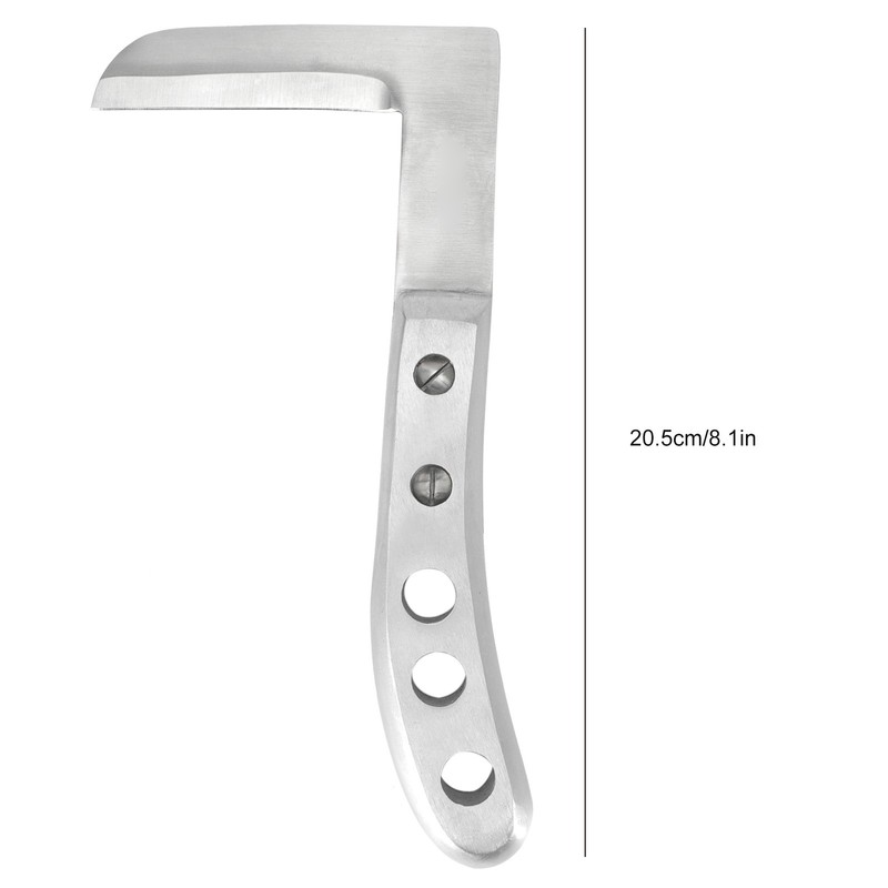 Portable L Shape Hoof Knife Trimming Tool for Cattle Horse
