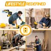 PERCH 9 Pack Tool Holder Wall Mount for DeWalt 20v/60v