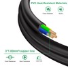 TISDLIP 1 Way Extension Lead 1M(Plug Included), Sturdy and Fireproof