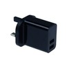 ANSMANN Home charger 224 UK USB Dual Output USB -
