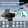 N newline 4k Webcam for PC with Microphone, 3 AI