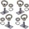 Pmsanzay 4 Pack Heavy Duty Eye Bolt, Stainless Steel -