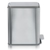 Glad Slim Bathroom Trash Can - Small Garbage Pail with