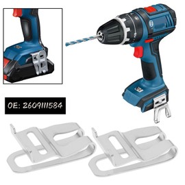 EMSea Pack of 4 Belt Clip Hooks with Screws 2609111584 Compatible with Bosch 18V Wireless Tools DDB180 DDS181 HDS181 IDS181 DDB181 IDH182-01L