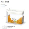 Felli Flip Tite Storage Container with Lid 4” RECTANGULAR Airtight