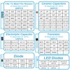 MELIFE 1400Pcs Basic Electronics Component Assortment Kit, Electrolytic Capacitor, Ceramic