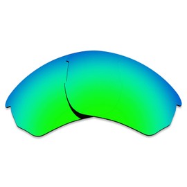 Alphax Emerald Green Polarized Replacement Lenses for Oakley Flak Beta OO9363