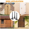 8 PCS T-Strap Hinges, Heavy Duty Gate Hinges, Metal Tee