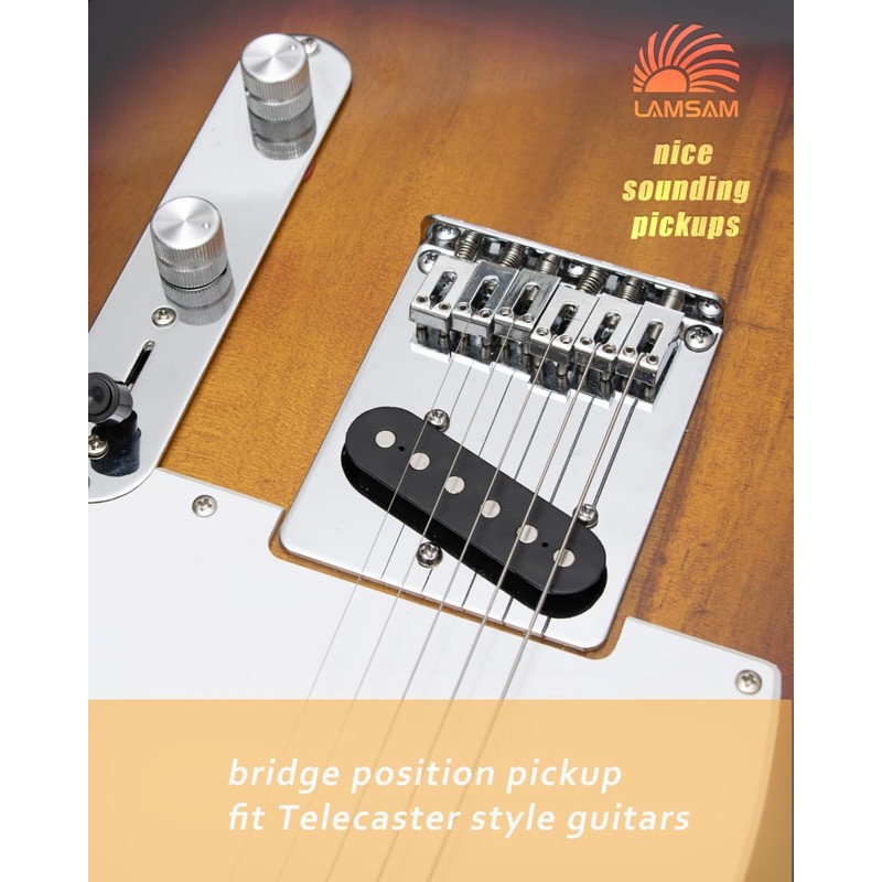 Pickups Set for TL Guitar … (Black-Bridge)