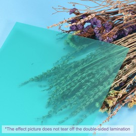 sourcing map Pack of 4 Colour Films Gel Coloured Film Heat Resistant Transparent Colours for LED Light Headlight Photo Studio Flash Party Decorate DIY Green