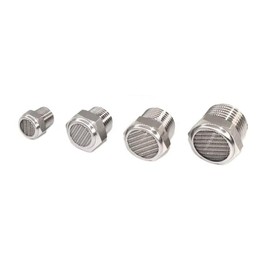 Pneumatic Silencer VA Stainless Steel 1/4 Inch Compressed Air Damper V2A 1.4301 Short Design