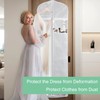70" Bridal Wedding Gown Dress Garment Bag,Dust Proof Garment Storage