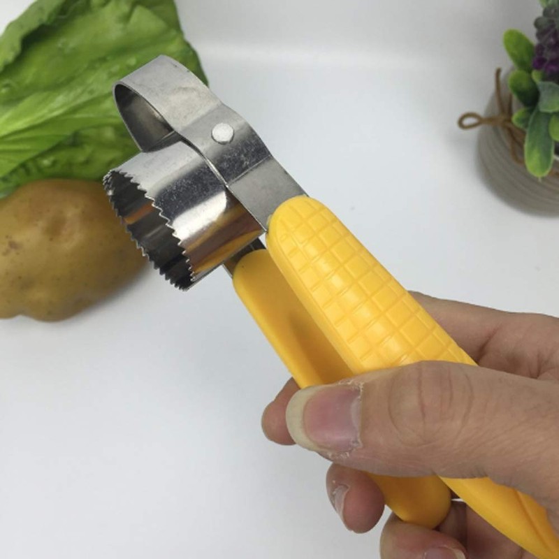 HJ Corn Cutter Corn Peeler Corn Peeler Stainless Steel Kitchen