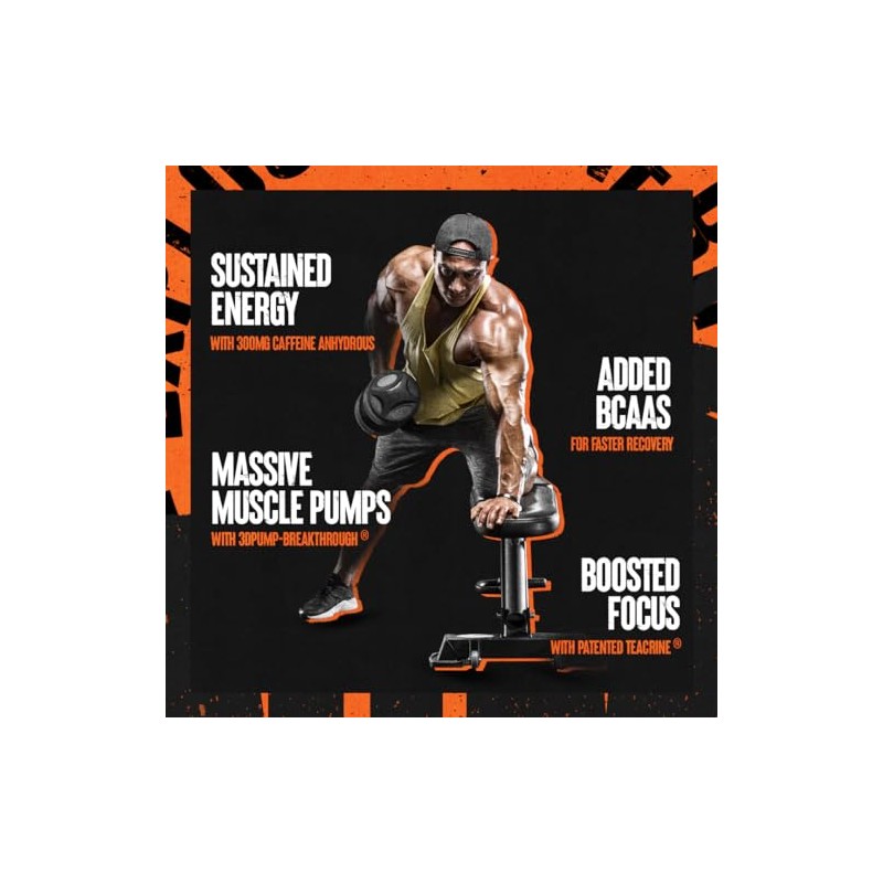 Animal Primal Muscle Hydration + Preworkout Powder – Contains Beta