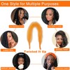 Orange Afro Twist Hair - 16 Inch Springy Afro Twist