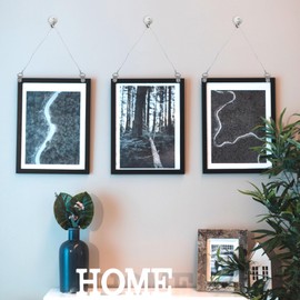 33 Feet Picture Hanging Wire Braided Picture Wire Metal Wire Photo Frame Hanging Wire for Photo Frame Picture Artwork Mirror Hanging, Supports up to 30lbs