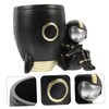 OHPHCALL Desk Pencil Pen Holder Makeup Brush Pot Astronaut Stationery