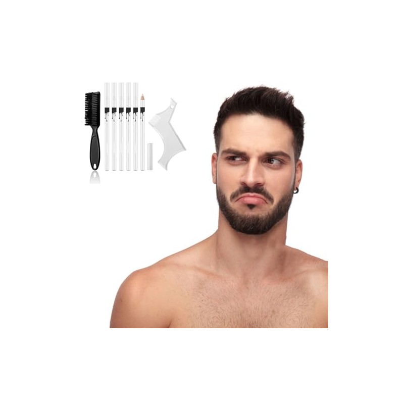 White Barber Pencil Set - Edge Hairline Razor Trace Pencils