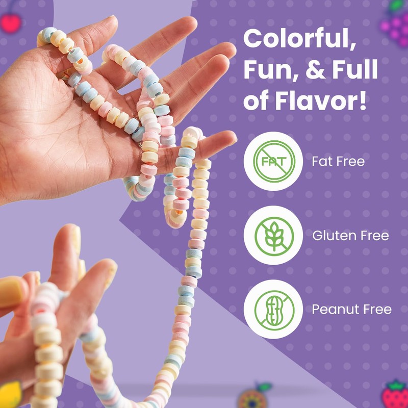 Smarties Candy Necklace - Bulk Candy - Gluten Free &