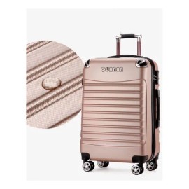 Maleta Viaje 20in Quanna Duradera Ligera Doble Rueda De 360asa Telescpica Y Candado De Seguridad Material Abs Ultra Resistente Cabina Equipaje De...